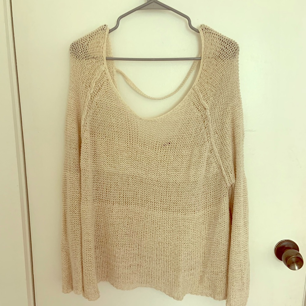FreePeople open back sweater